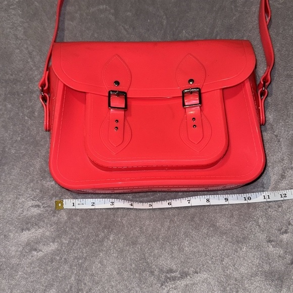 Melissa x The Cambridge Satchel Company Bag Neon Pink - Berry Smell - Picture 12 of 16